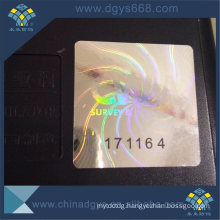 Custom Design High Quality Security Seal Label Printing Hologram Laser Sticker